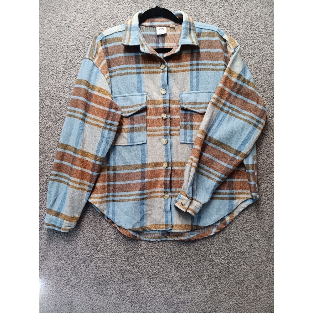 Ford Bronco‎ Licensed Graphic Flannel Shirt Plaid LG Button Up
